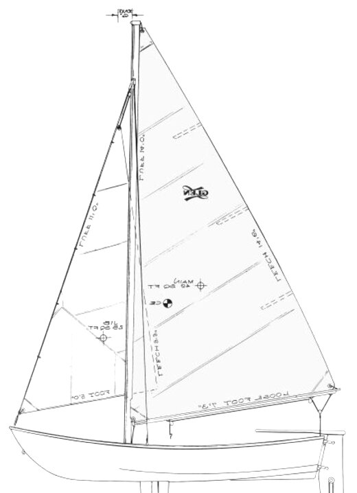 used jib for sailboat