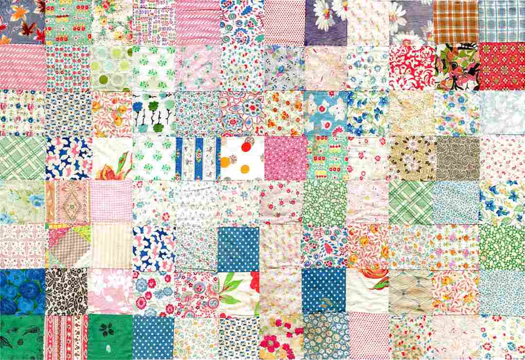 Vintage Patchwork Quilt for sale in UK | 61 used Vintage Patchwork Quilts