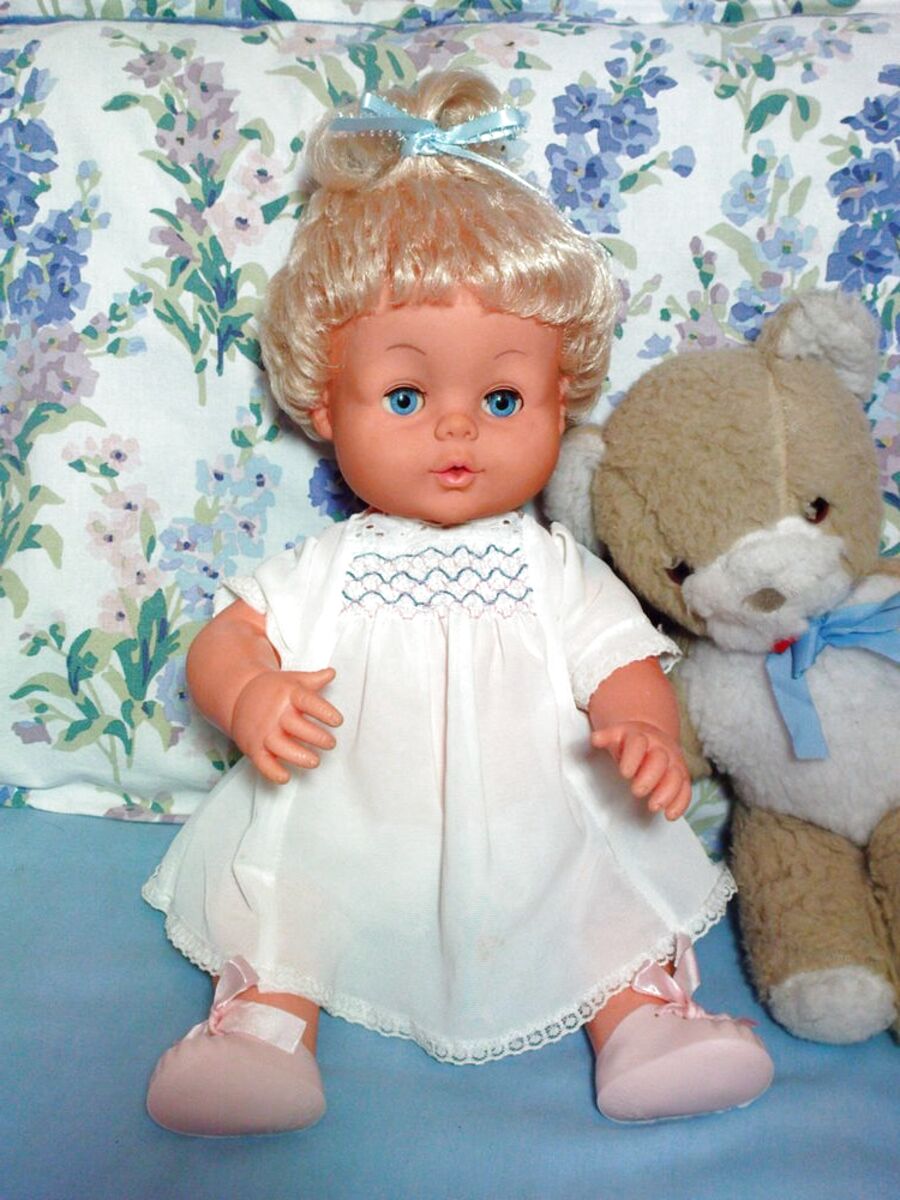 tiny tears doll 1980