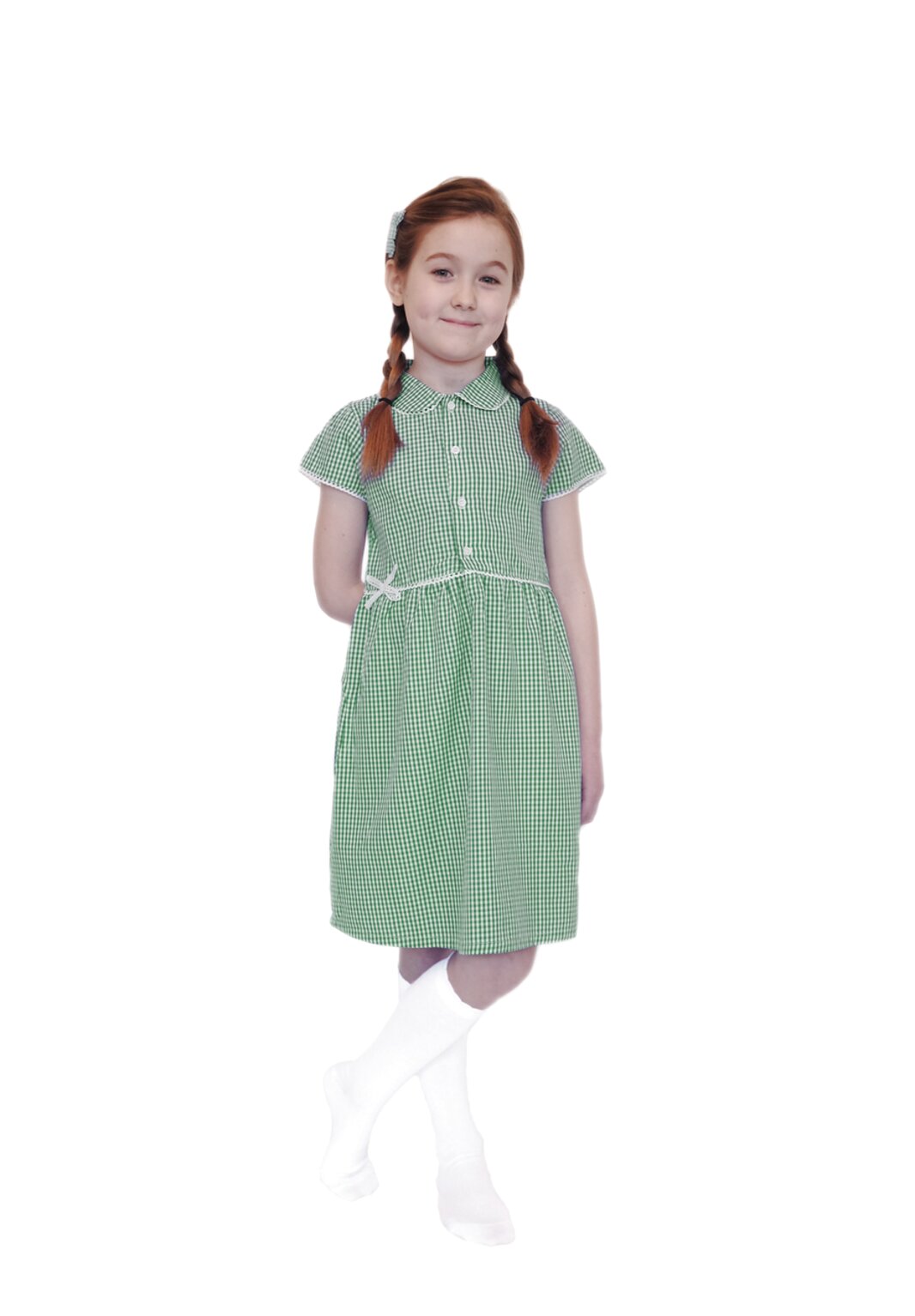 Green Gingham Dress School Uniform for sale in UK