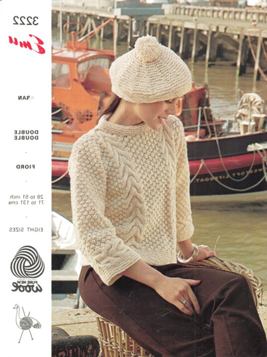 Vintage Aran Knitting Patterns for sale in UK 58 used Vintage Aran