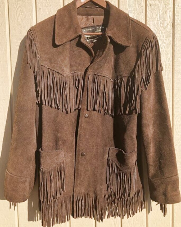 Vintage Fringed Leather Jacket for sale in UK | 62 used Vintage Fringed ...