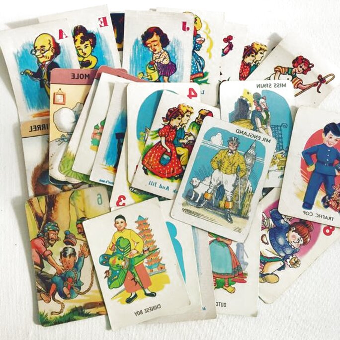 Vintage Childrens Playing Cards for sale in UK