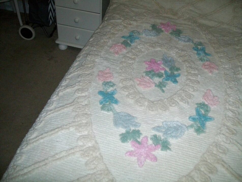 Vintage Candlewick Bedspread for sale in UK | 57 used Vintage ...