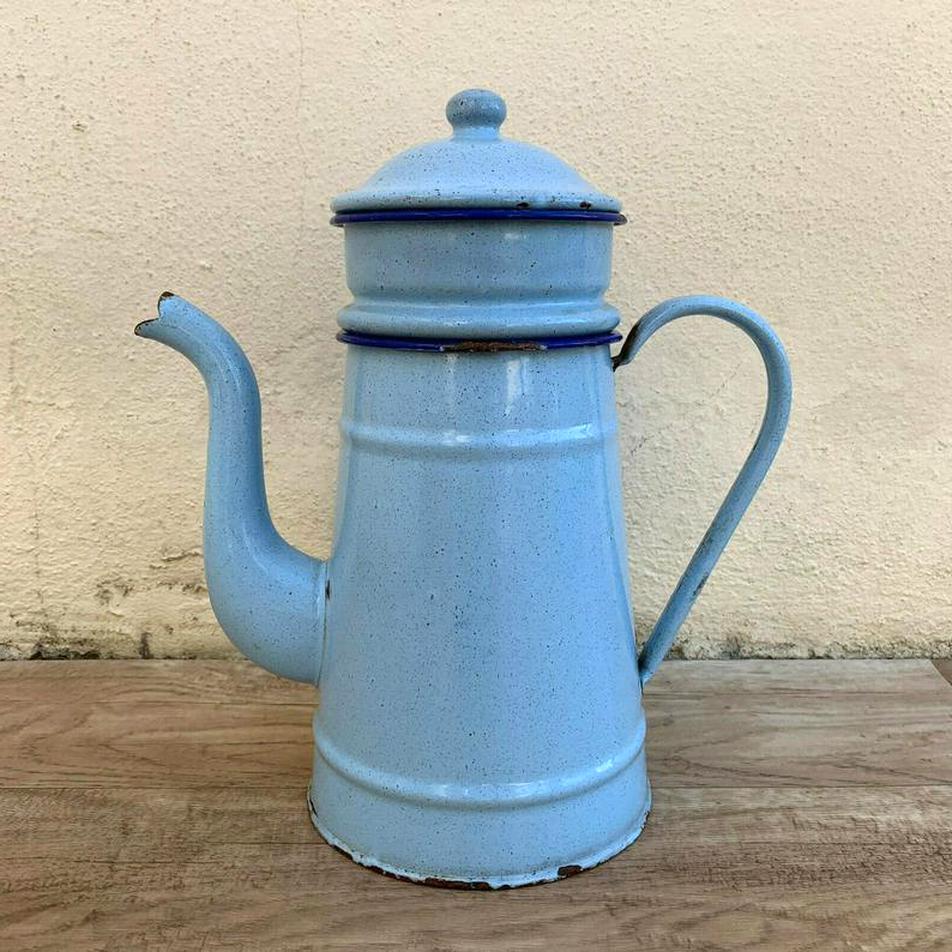 Vintage Retro Enamel Coffee Pot for sale in UK