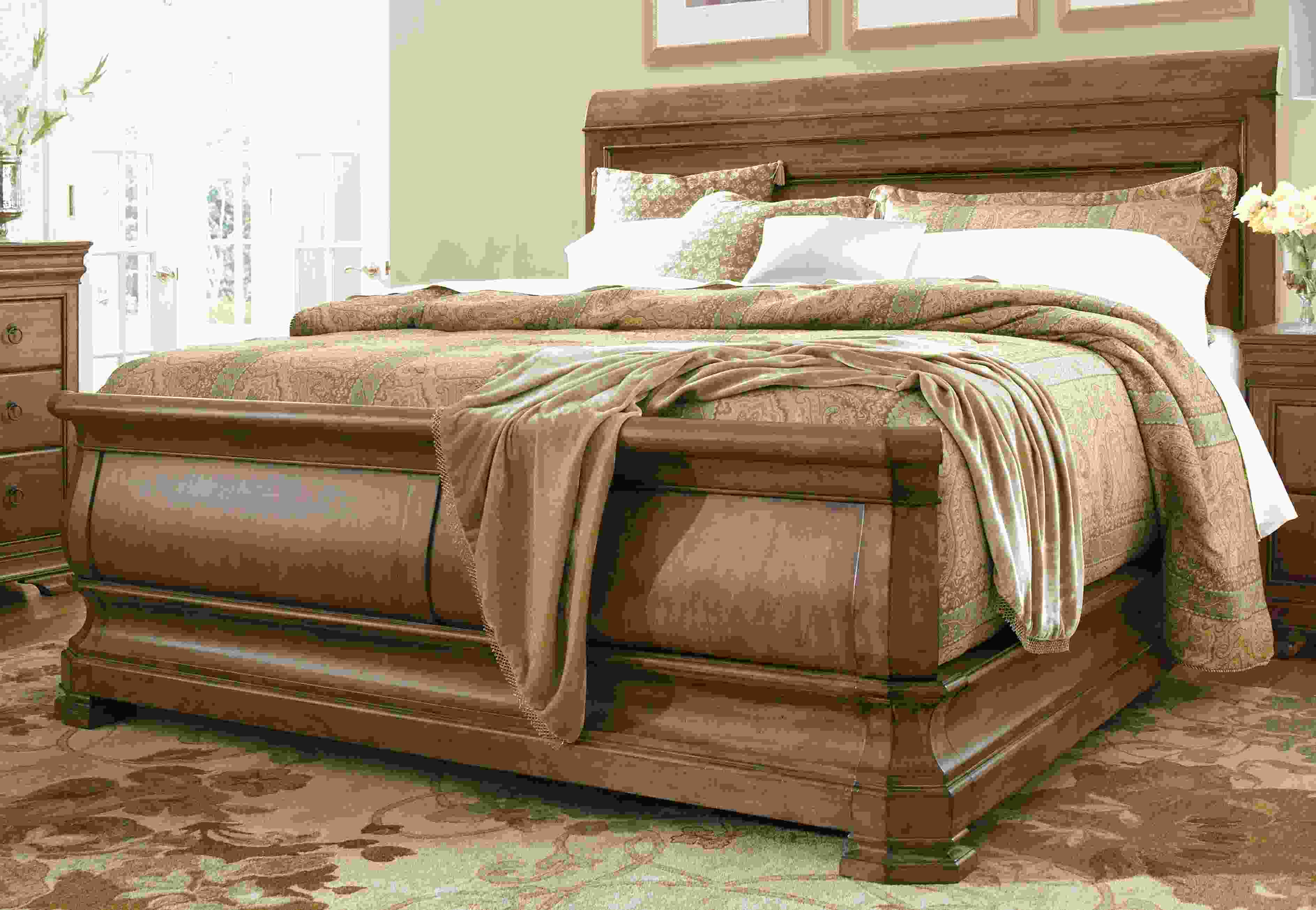 Solid Wood Sleigh Bed for sale in UK 70 used Solid Wood Sleigh Beds