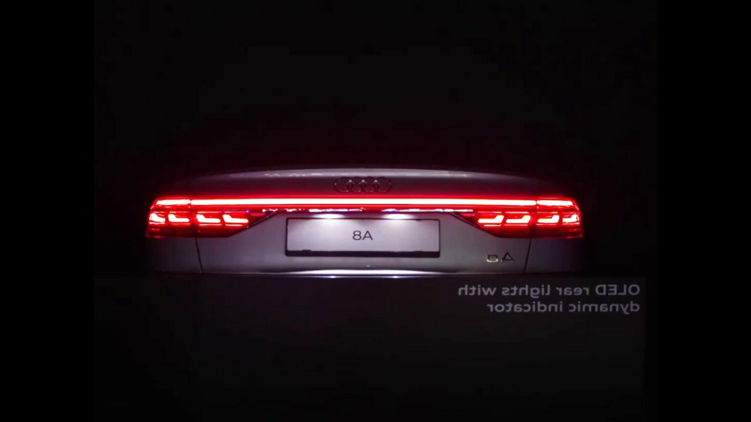 Audi A8 4e D3 Led Tail Light Rear Light Facelift Light S8 Lamp Right Outside Ebay