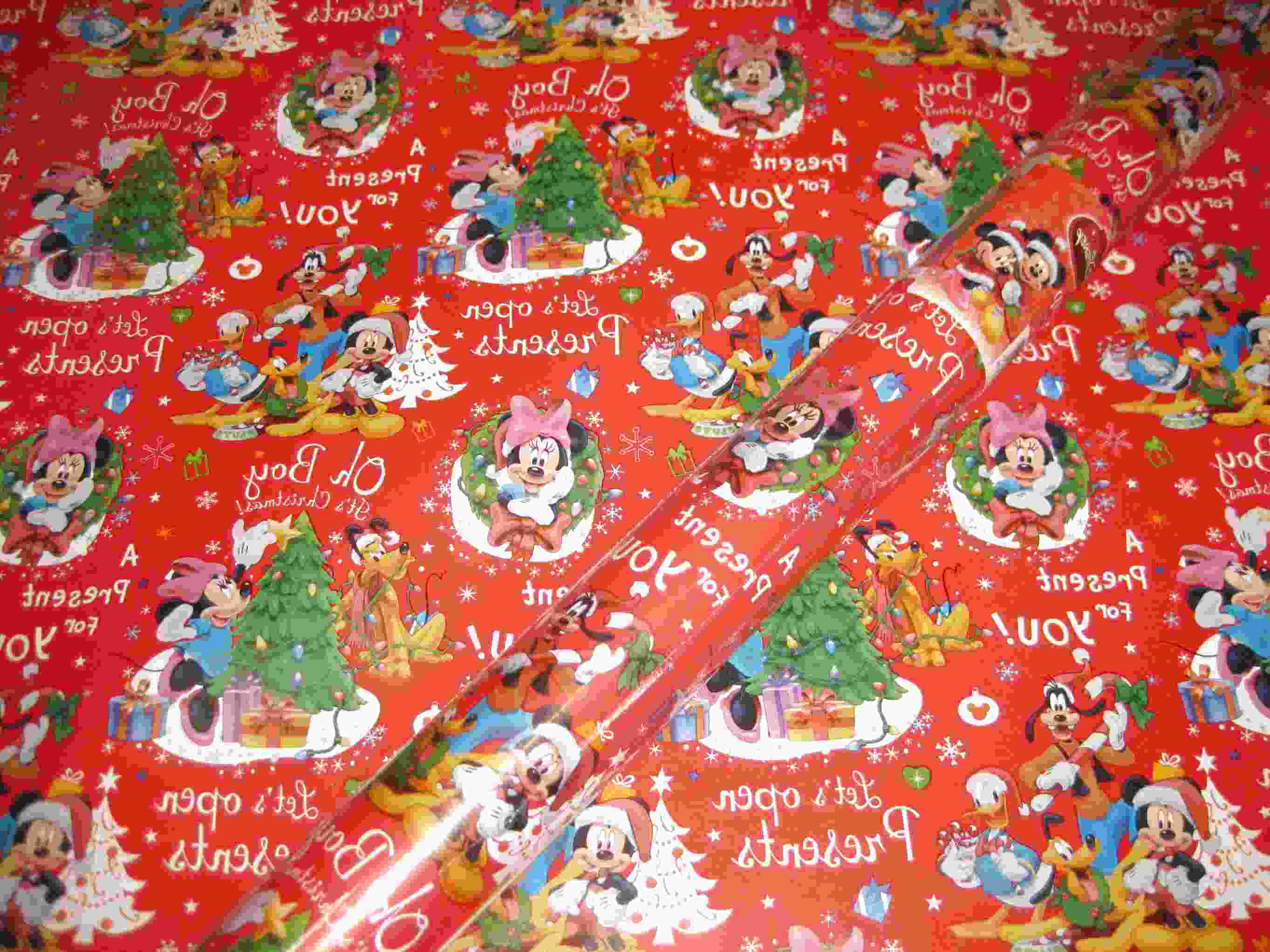 Disney Christmas Wrapping Paper for sale in UK | 56 used Disney