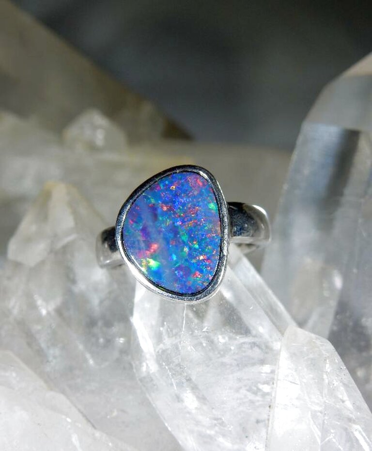 Australian Opal Rings for sale in UK | 49 used Australian Opal Rings