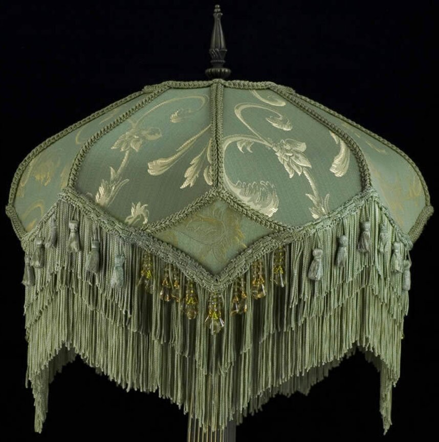 Victorian Lampshade Fringed for sale in UK | 60 used Victorian ...