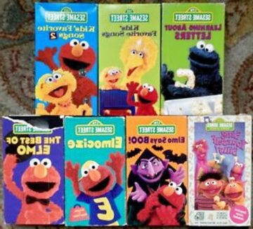 Sesame Street Disney VHS Lot