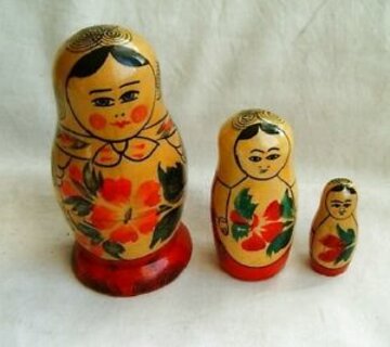 vintage russian dolls