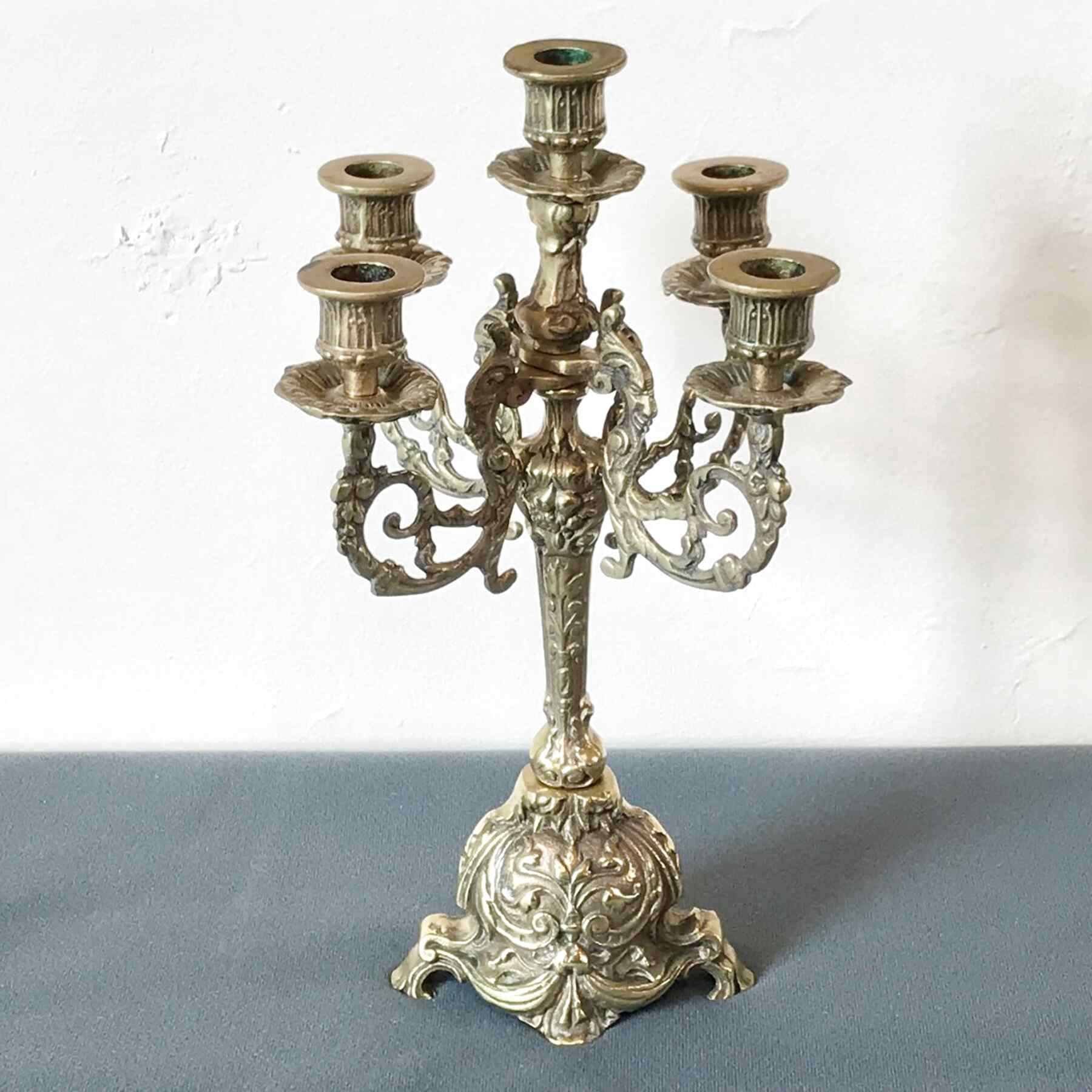 Antique Brass Candelabra for sale in UK | 87 used Antique Brass Candelabras