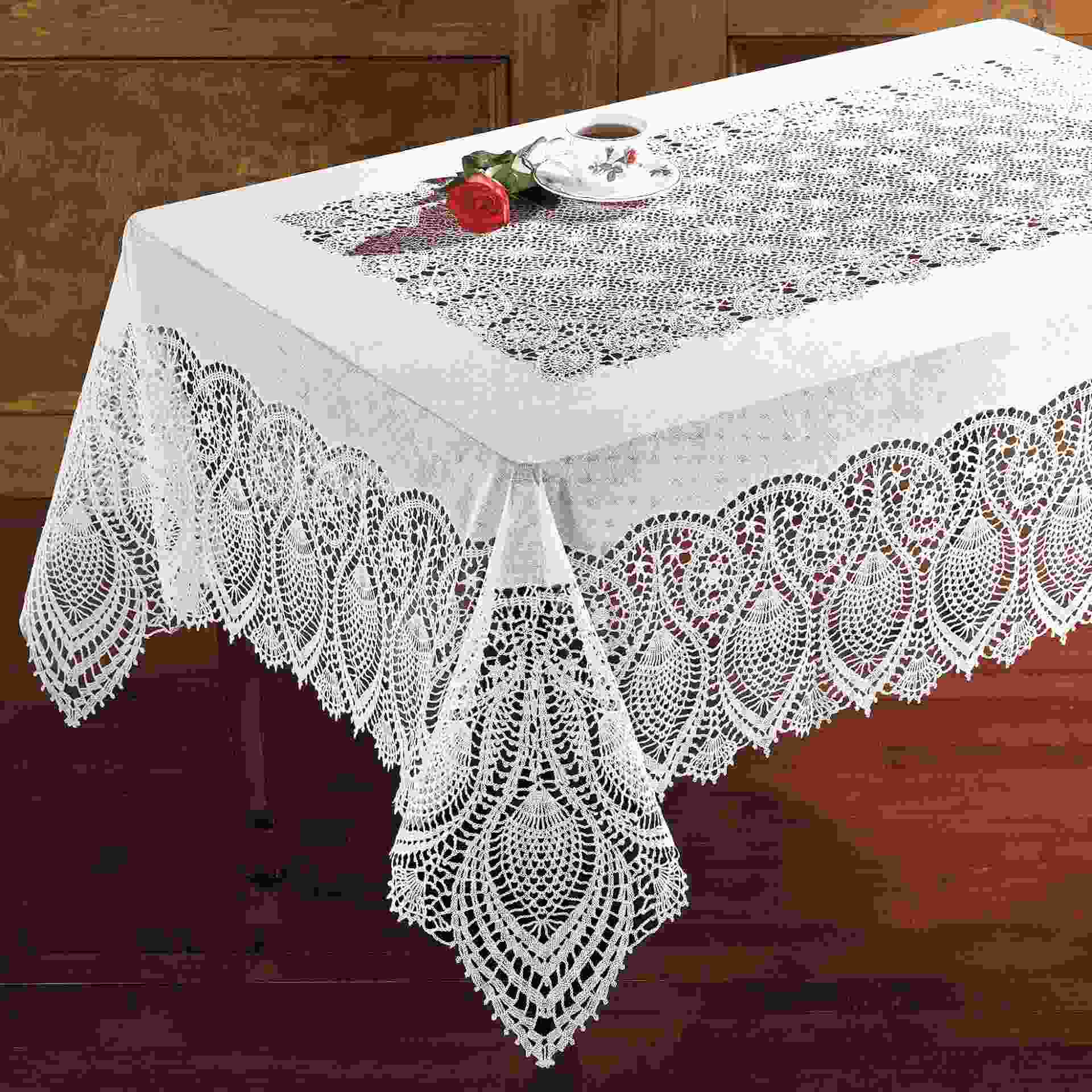 Lace Tablecloths For Sale In UK | 78 Used Lace Tablecloths